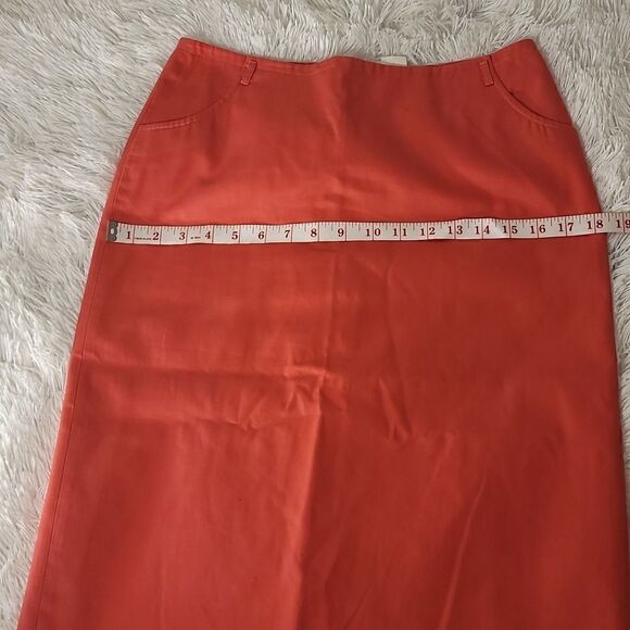 J.Crew Pink Cotton Lined Midi  Skirt Size 4 - Picture 6 of 6